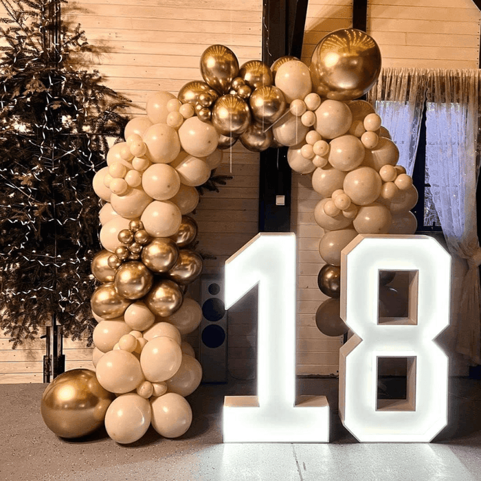 Globos 50 Unidades Color Dorado Tamaño 30 Cm - Fliperex