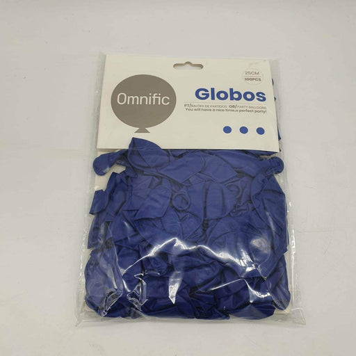 Globos Color Azul 100 Unidades Tamaño 25 Cm - Fliperex