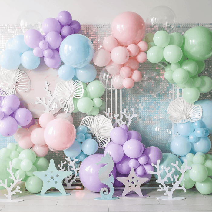 Globos Verde Macaron 50 Unidades Tamaño 25 Cm - Fliperex