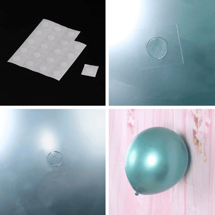 Pegamento Adhesivo Para Fijar Globos En Puntos Doble Cara - Fliperex