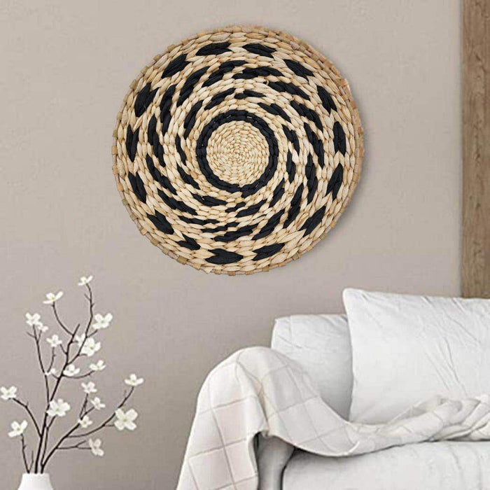 Circulo Decoración De Mimbre Para Pared Casa Terraza Variado - Fliperex