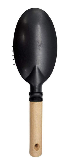 Cepillo Para Peinar El Pelo Ovalado Mango Madera - Fliperex
