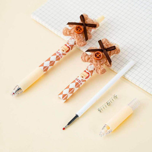 Set 3 Lápices Kawaii Cute Diseño Osito Tierno Amor - Fliperex