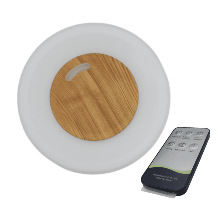 Humidificador Lampara Led Usb De Aromas Diseño Madera - Fliperex