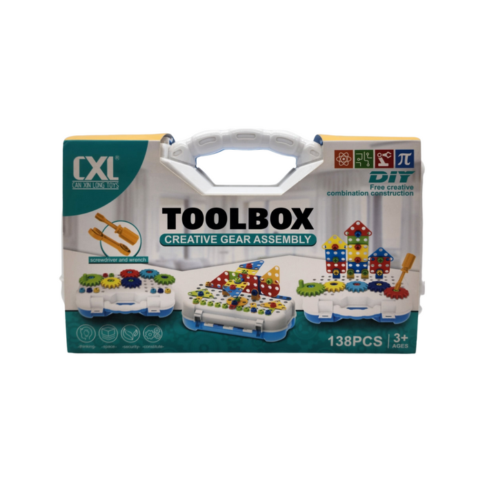 Juego De Mesa Engranajes Circuitos Bloques Educativo 138 Pcs