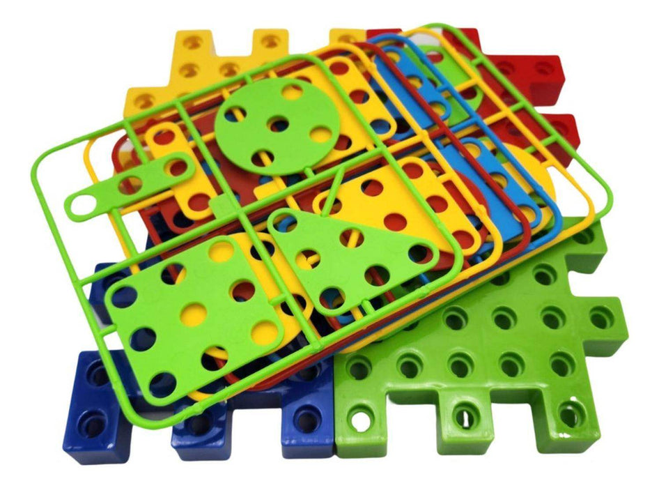 Juego De Mesa Engranajes Circuitos Bloques Educativo 202 Pcs - Fliperex