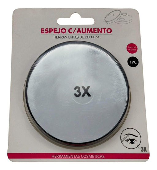 Espejo Con Aumento 3x Para Maquillaje Y Depilación - Fliperex