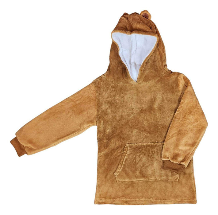 Poleron Con Capucha Para Niños Y Niñas Invierno Polar Peluche Huggle Pets - Fliperex