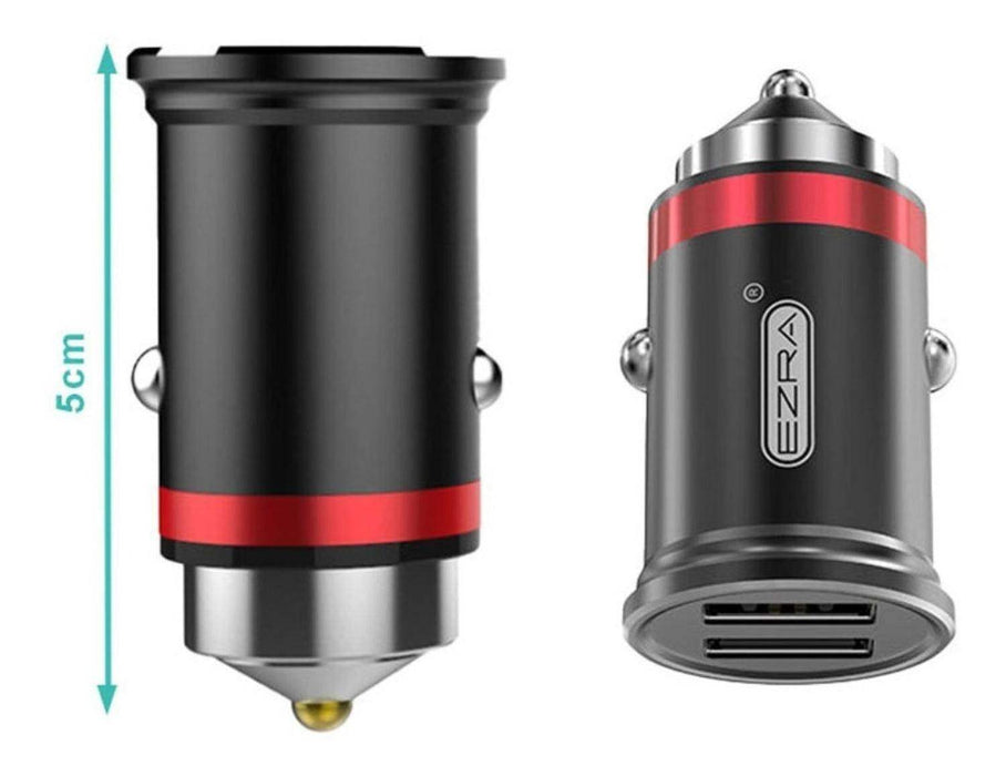 Cargador De Teléfono Para Auto Doble Entrada Carga Rápida - Fliperex