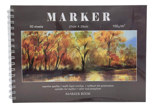 Cuaderno De Bocetos Dibujos Arte A4 Estilo Paisaje - Fliperex