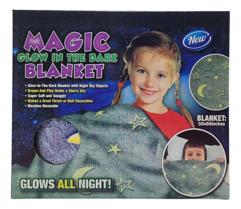 Mantita Luminosa Sherpa Brilla En La Oscuridad Infantil - Fliperex