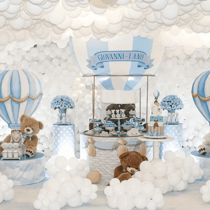 Globos 50 Unidades Color Blanco Tamaño 30 Cm - Fliperex