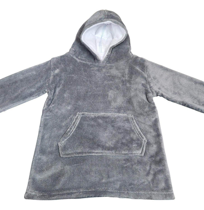 Poleron Con Capucha Para Niños Invierno Polar Peluche Tiburón - Fliperex