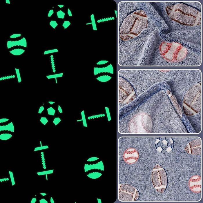 Mantita Luminosa Sherpa Brilla En La Oscuridad Infantil - Fliperex