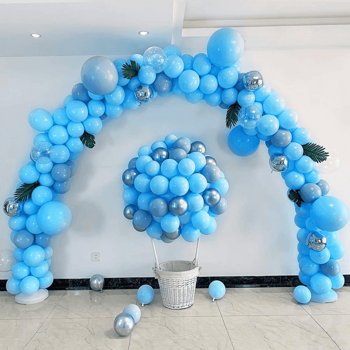 Globos Celeste Macaron 50 Unidades Tamaño 25 Cm - Fliperex