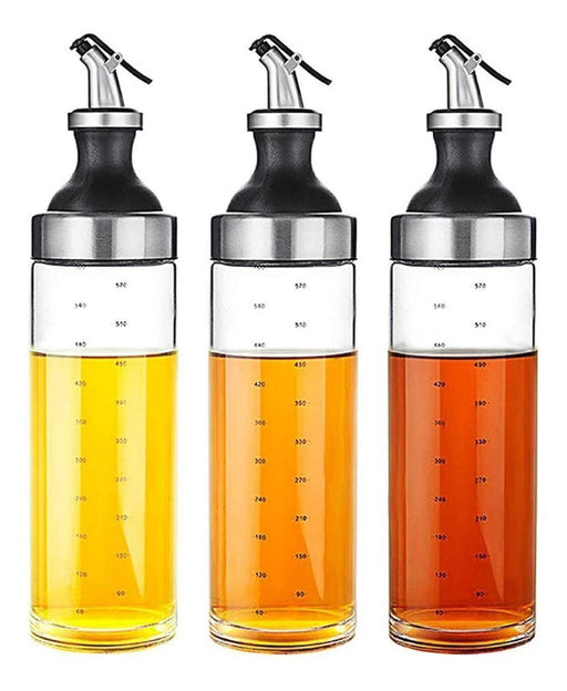 Dispensador De Aceite Vinagre Con Dosificador De Vidrio - Fliperex