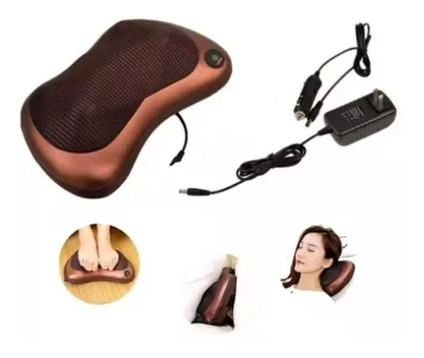 Masajeador Eléctrico Almohada Cojín Lumbar Cuello Piernas - Fliperex