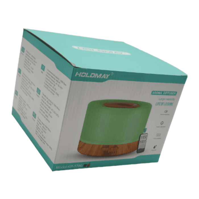 Humidificador Lampara Led Usb De Aromas Diseño Madera - Fliperex