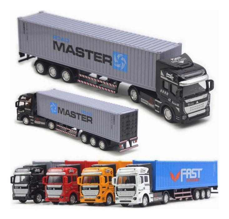 Camión Contenedor Aleación 1:48 Modelo Coche Juguete - Fliperex