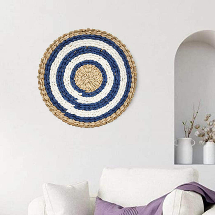 Circulo Decoración De Mimbre Para Pared Casa Terraza Variado - Fliperex