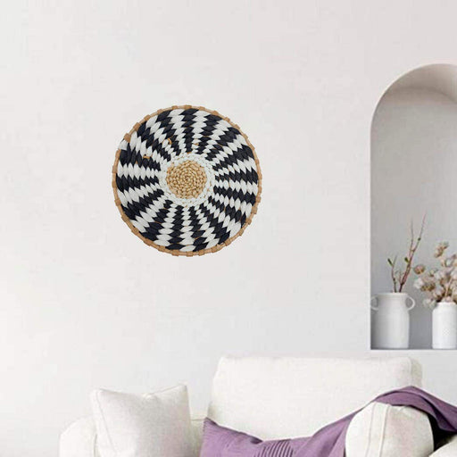 Circulo Decoración De Mimbre Para Pared Casa Terraza Pequeño - Fliperex