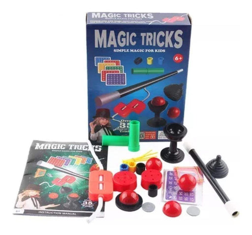 Set Juego De Magia Magic 35 Trucos De Mago Con Varita Niños - Fliperex