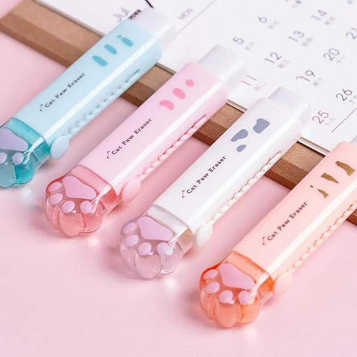 Goma De Borrar En Barra Diseño Patita De Gatito Kawaii Cute - Fliperex