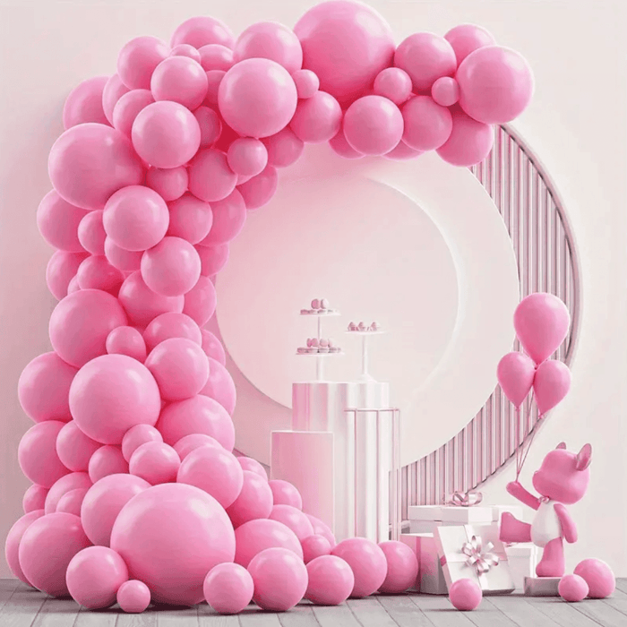 Globos Color Rosa Chillon 50 Unidades Tamaño R12 - Fliperex