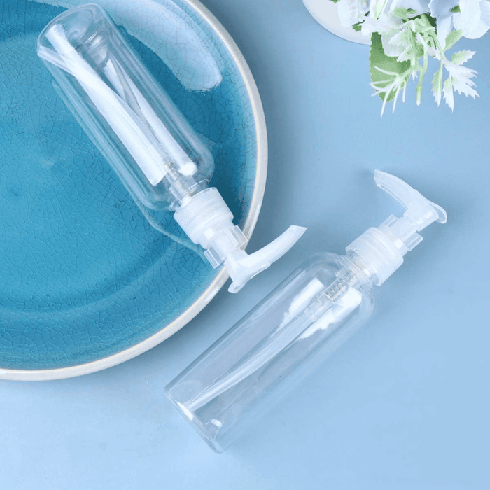 Set 3 Botella Dispensadora 75 Ml Transparente Multiuso - Fliperex