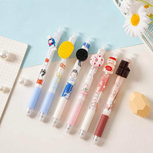 Set 3 Lápices Diseño Dulces Galletas Papitas Kawaii Cute - Fliperex