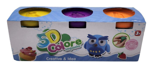 Set De Masas 6 Colores Minilatas Plasticina Didactica - Fliperex