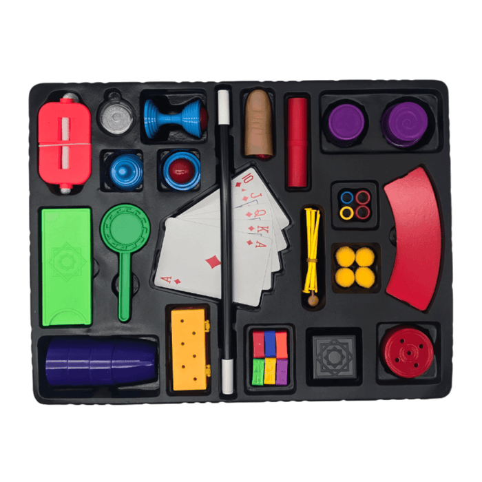 Set Juego De Magia Magic 100 Trucos De Mago Con Varita Niños - Fliperex