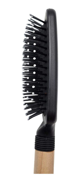 Cepillo Para Peinar El Pelo Rectangular Mango Madera - Fliperex