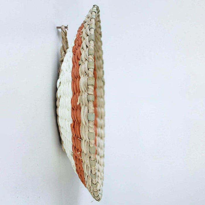 Circulo Decoración De Mimbre Para Pared Casa Terraza Variado - Fliperex