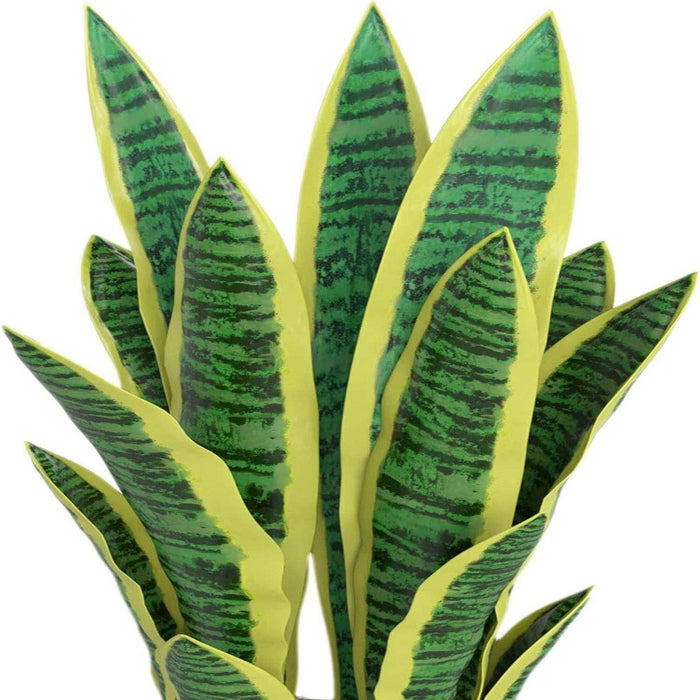 Planta Artificial Lengua De Suegra Planta Sansevieria Flores - Fliperex
