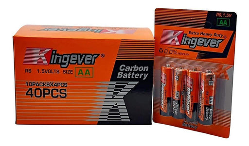 Pack Pilas Doble Aa Kingever 80 Unidades - Fliperex