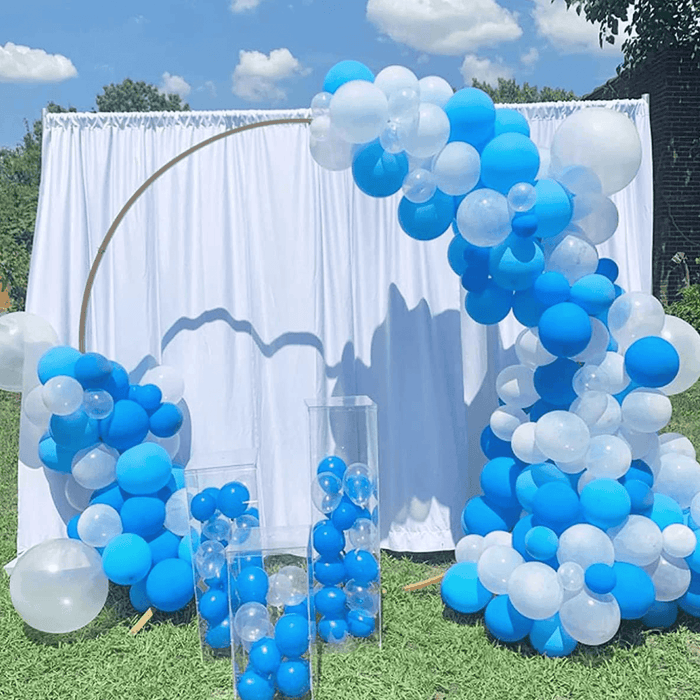 Globos Celeste Macaron 50 Unidades Tamaño 25 Cm - Fliperex