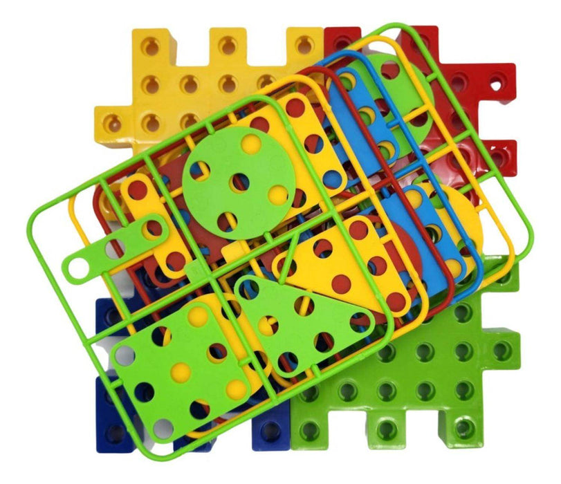 Juego De Mesa Engranajes Circuitos Bloques Educativo 202 Pcs - Fliperex