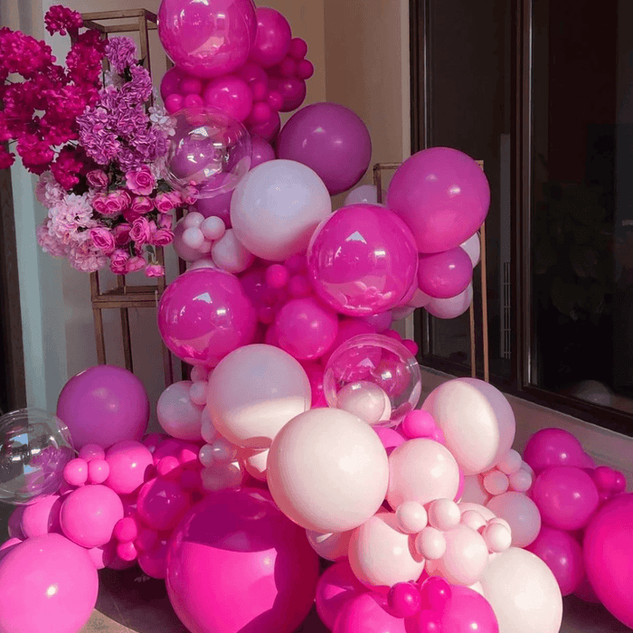 Globos 50 Unidades Color Rosado Tamaño 30 Cm - Fliperex