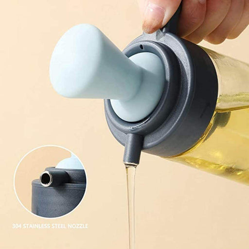 Dispensador De Aceite 2 En 1 Botella De Vidrio Grande - Fliperex