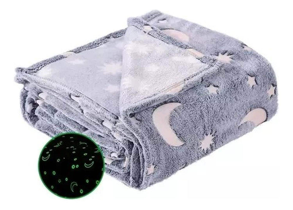 Mantita Luminosa Sherpa Brilla En La Oscuridad Infantil - Fliperex