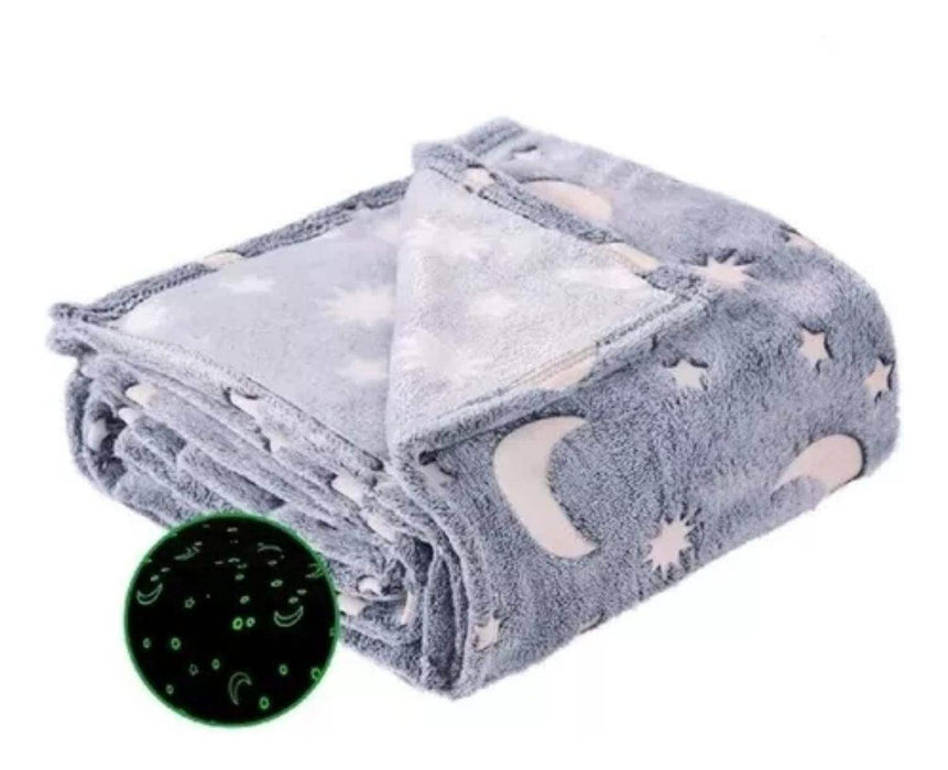 Mantita Luminosa Sherpa Brilla En La Oscuridad Infantil - Fliperex