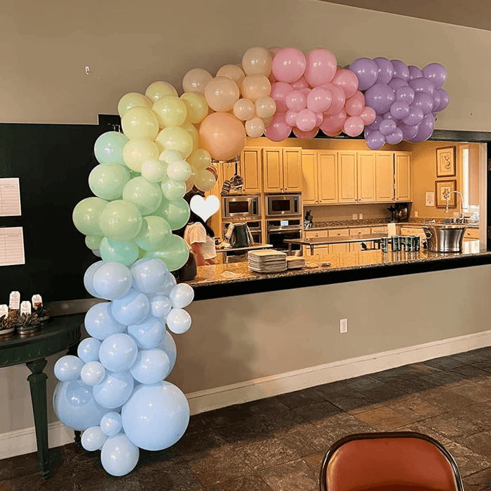 Globos Verde Macaron 50 Unidades Tamaño 25 Cm - Fliperex