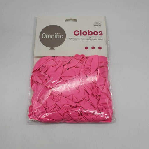 Globos Color Rosado 100 Unidades Tamaño 25 Cm - Fliperex