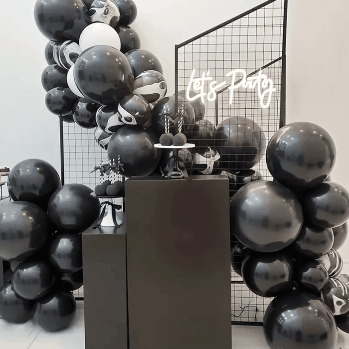 Globos 50 Unidades Color Negro Tamaño 30 Cm - Fliperex