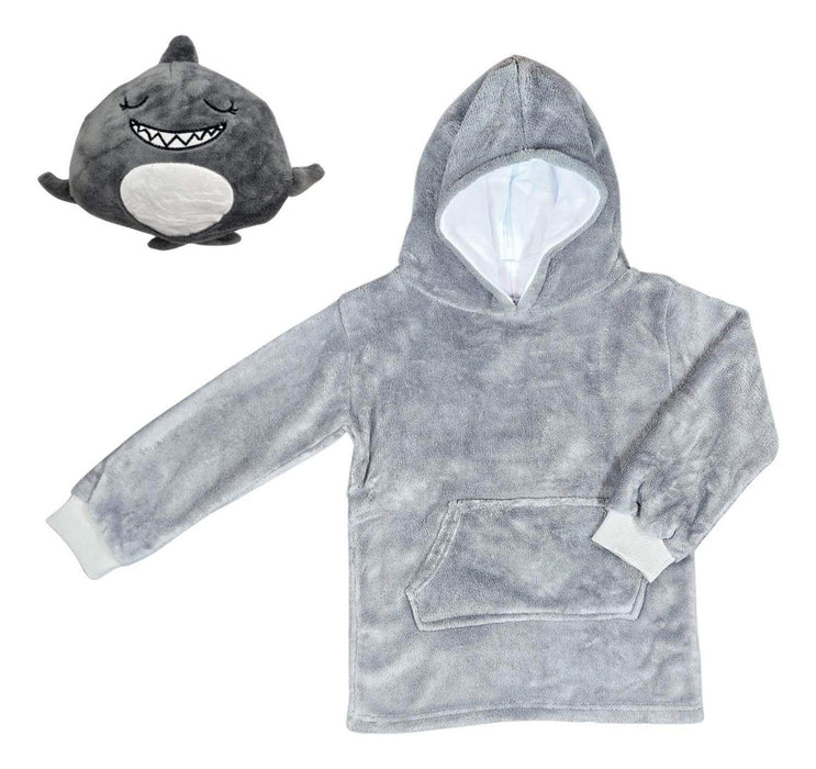 Poleron Con Capucha Para Niños Y Niñas Invierno Polar Peluche Huggle Pets - Fliperex