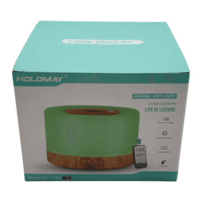 Humidificador Lampara Led Usb De Aromas Diseño Madera - Fliperex