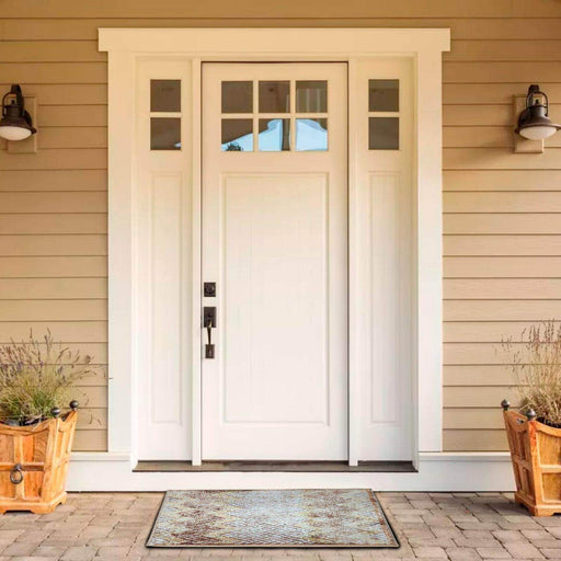 Alfombra De Baño Bajada De Cama Multiuso Diseño Dorado - Fliperex