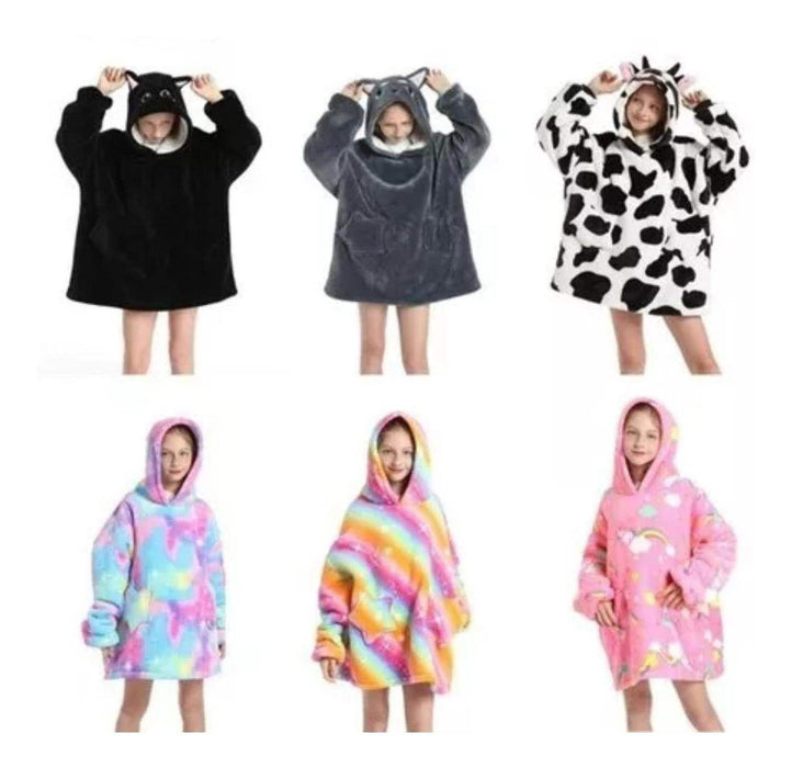 Polerón Sherpa Con Capucha Para Niños Y Niñas Invierno Polar Chiporro - Fliperex