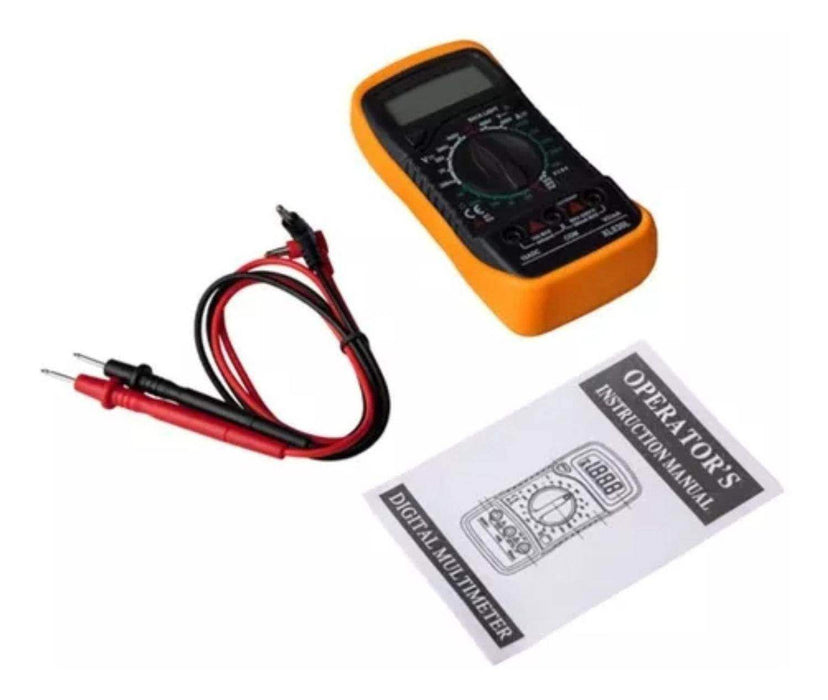 Multitester Digital Amperímetro Voltímetro Multímetro - Fliperex